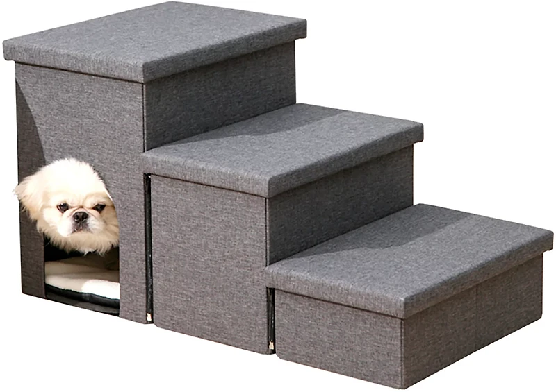 Ashfield & Harkness Pet Stair with Storage and 3 Steps