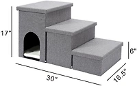 Ashfield & Harkness Pet Stair with Storage and 3 Steps
