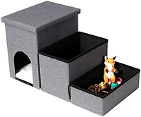 Ashfield & Harkness Pet Stair with Storage and 3 Steps