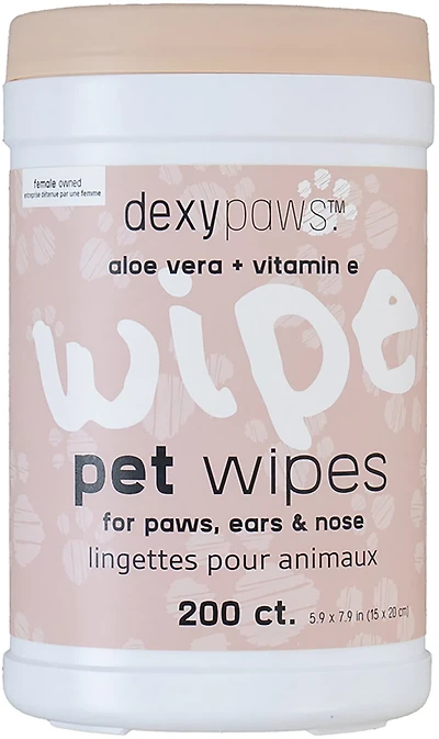 Dexypaws Cleansing Wipes Canister