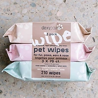 Dexypaws Cleansing Wipes 3-Pack
