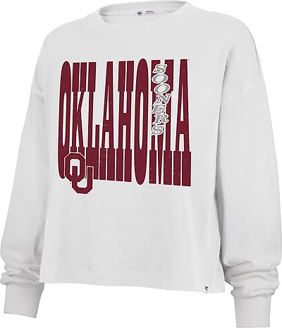 '47 Women's Oklahoma Sooners Bold Stack Sydney Long Sleeve T-shirt