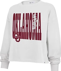 '47 Women's Oklahoma Sooners Bold Stack Sydney Long Sleeve T-shirt