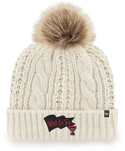 '47 Women's Texas Tech Red Raiders Wave Banner Meeko Cuff Knit Beanie
