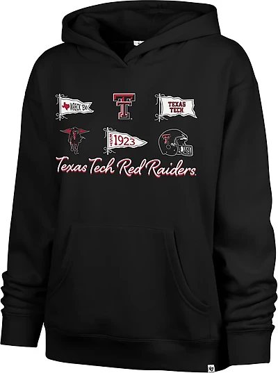 '47 Women's Texas Tech Red Raiders Bow and Banners Naomi Hoodie