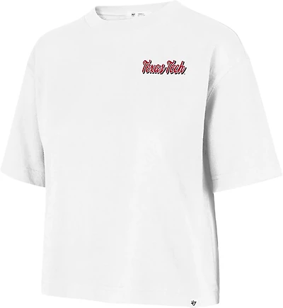 '47 Women's Texas Tech Red Raiders Collage Script Reed City Short Sleeve T-shirt