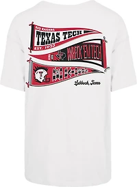 '47 Women's Texas Tech Red Raiders Bow and Banner DS Sadie Short Sleeve T-shirt