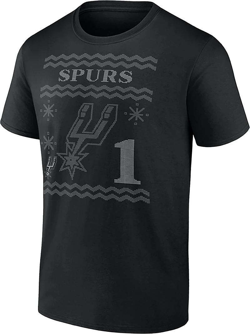Fanatics Men's San Antonio Spurs Ugly Sweater Victor Wembanyama #1 Graphic T-shirt