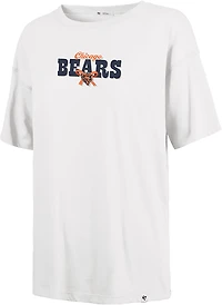 '47 Women's Chicago Bears Bow and Banners Backer Sadie Short Sleeve T-shirt