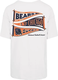 '47 Women's Chicago Bears Bow and Banners Backer Sadie Short Sleeve T-shirt