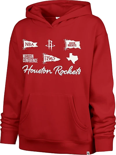'47 Women's Houston Rockets Bow and Banners Naomi Hoodie