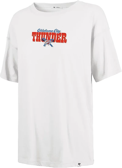 '47 Women's Oklahoma City Thunder Bow and Banners Backer Sadie Short Sleeve T-shirt