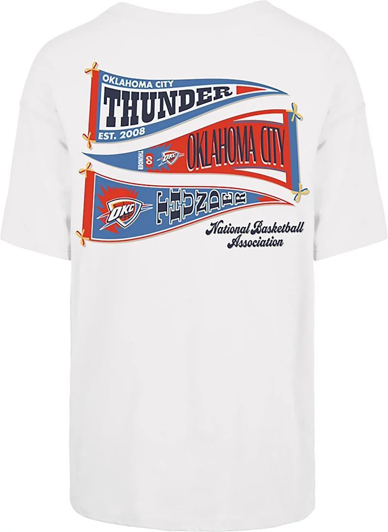 '47 Women's Oklahoma City Thunder Bow and Banners Backer Sadie Short Sleeve T-shirt