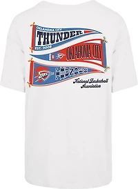 '47 Women's Oklahoma City Thunder Bow and Banners Backer Sadie Short Sleeve T-shirt