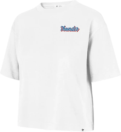 '47 Women's Oklahoma City Thunder Collage Script Reed Short Sleeve T-shirt