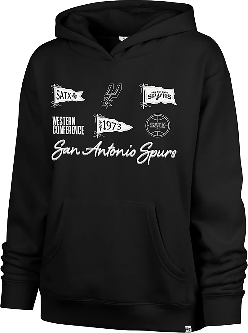'47 Women's San Antonio Spurs Bow and Banners Naomi Hoodie