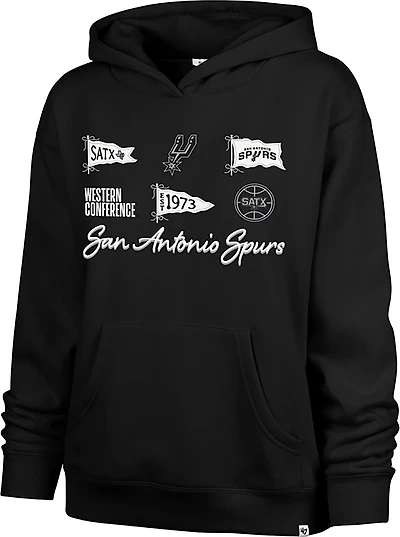 '47 Women's San Antonio Spurs Bow and Banners Naomi Hoodie