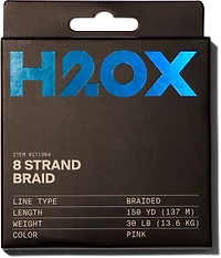 H2OX Premium Braid 150 yard Filler Spools