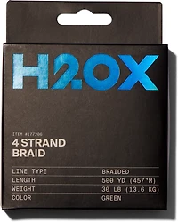 H2OX 4 Strand Braid 500 Yd Filler Spool