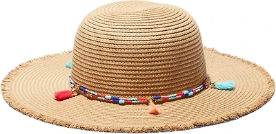 O'Rageous Girls' Tassel Floppy Sun Hat
