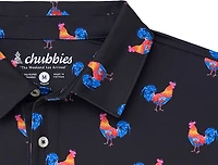 Chubbies Men's The Cockadoodle Doozies Performance Polo Shirt