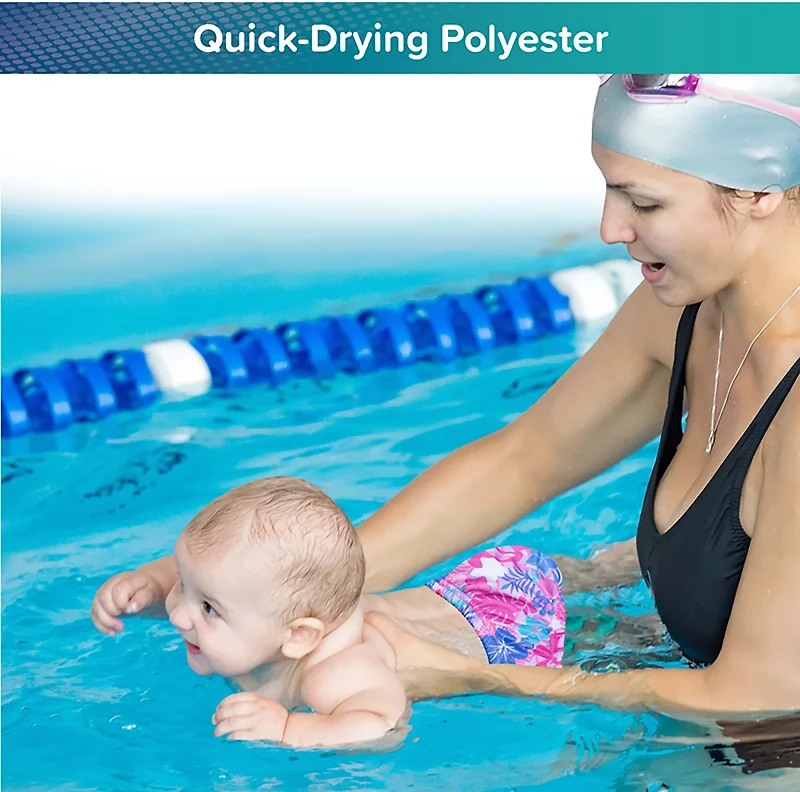 Aqua Leisure Girls’ Pink Turtles SplashGuard Reusable Swim Diaper