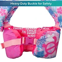 Aqua Leisure Girls’ Pink Turtles Tadpole USCG Swimmer