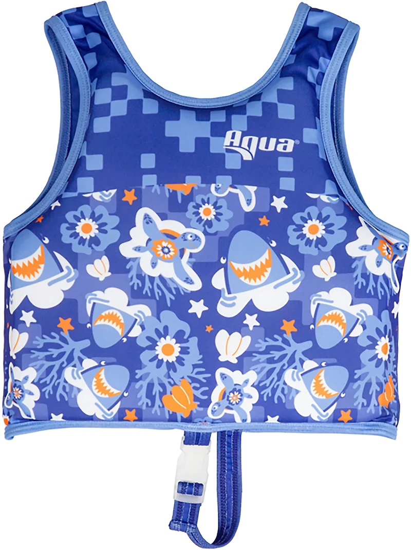 Aqua Leisure Boys’ Blue Turtles SwimSchool Swim Trainer Vest