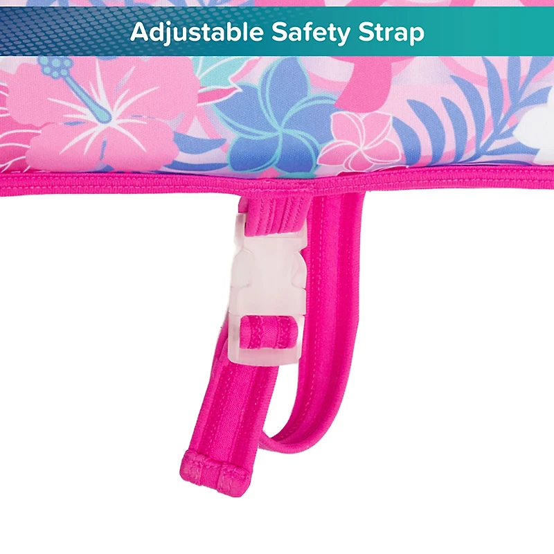 Aqua Leisure Girls’ Pink Turtles SwimSchool Swim Trainer Vest