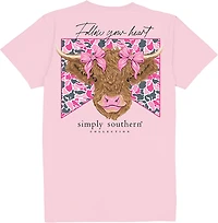 Simply Southern Women's Follow Your Heart Graphic T-shirt