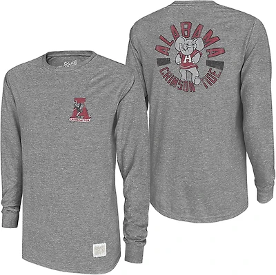 Retro Brand Men's University of Alabama Round Vault DS Long Sleeve Graphic T-shirt