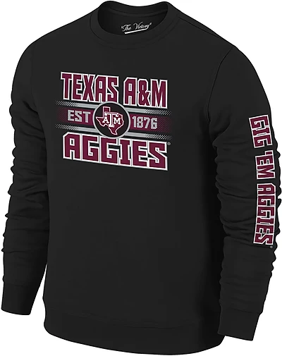 The Victory Men’s Texas A&M University School Bar Est 2-Hit Crew Sweatshirt
