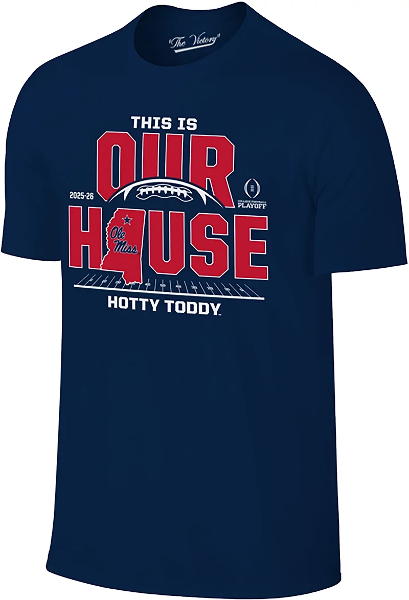 WILDCAT RETRO Men's University of Mississippi 2025 CFP Bound Our House Short Sleeve T-Shirt