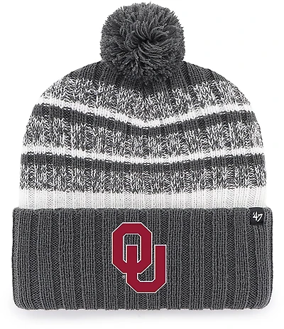 '47 Adults' Oklahoma Sooners Stripe Tavern Cuff Knit Beanie