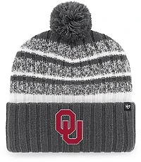 '47 Adults' Oklahoma Sooners Stripe Tavern Cuff Knit Beanie