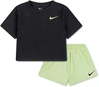 Nike Girls' 4-6X Lace It Up Swing Shorts and T-shirt Set