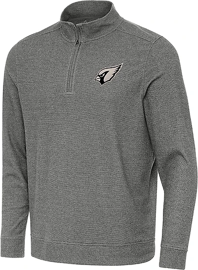Antigua Men's Arizona Cardinals Subtle 1/4-Zip Pullover Top