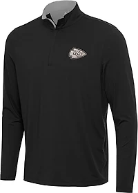 Antigua Men's Kansas City Chiefs Content 1/4-Zip Pullover Top