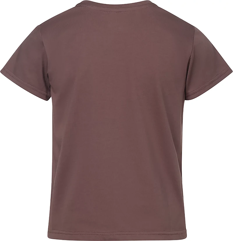 BCG Girls' Cotton GFX Short Sleeve T-shirt