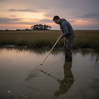 O&H Mfg. Double-Pronged Flounder Gig