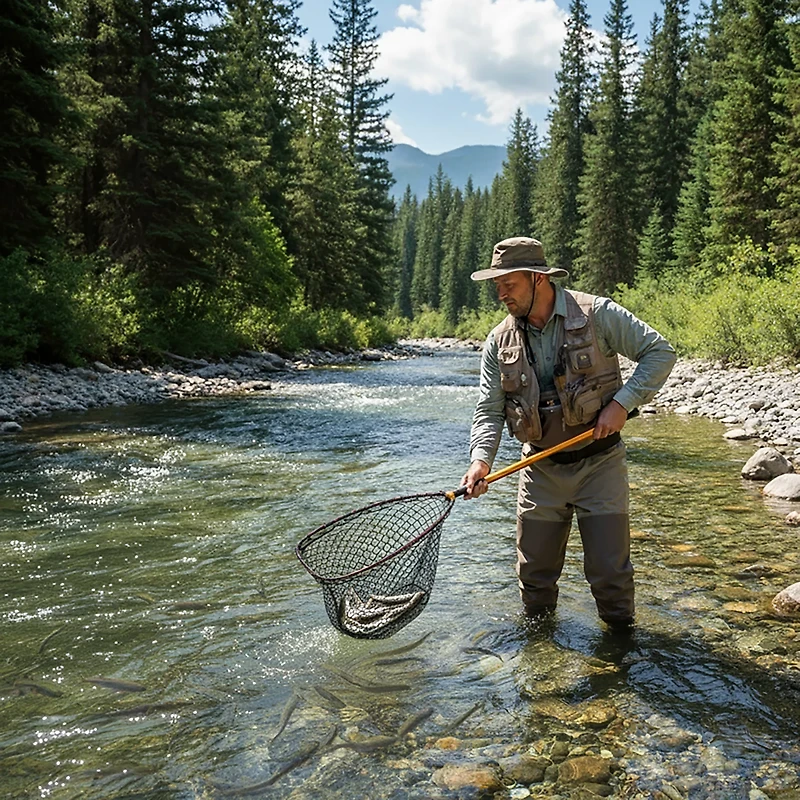 Frabill Power Stow 14" x 18" Fishing Net