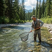 Frabill Power Stow 14" x 18" Fishing Net