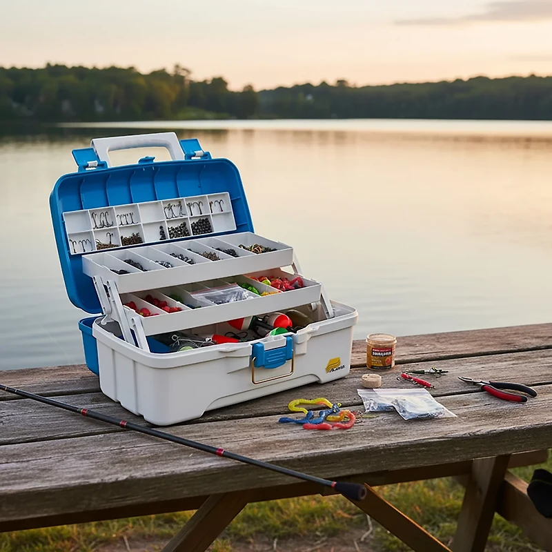 Plano™ Ready Set Fish 3-Tray 188-Piece Tackle Kit