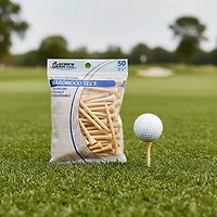 Players Gear 3-1/4 in Natural Hardwood Golf Tees 50-Pack
