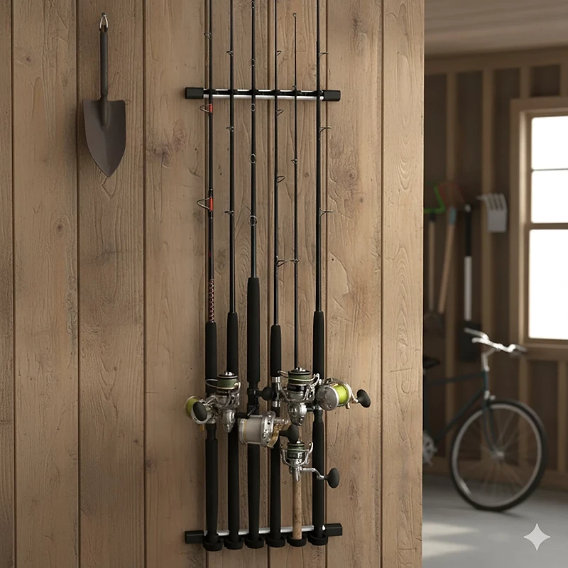 Rush Creek 3-in-1 All-Weather Fishing Rod Storage Rack
