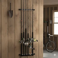 Rush Creek 3-in-1 All-Weather Fishing Rod Storage Rack