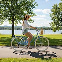 Ozone 500 Adults' Bayshore 700c 7-Speed Bike