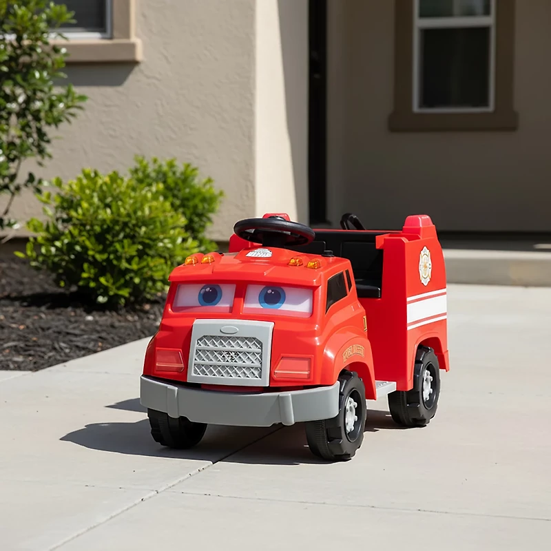 Flybar Kid Trax 6V Interactive Fire Truck