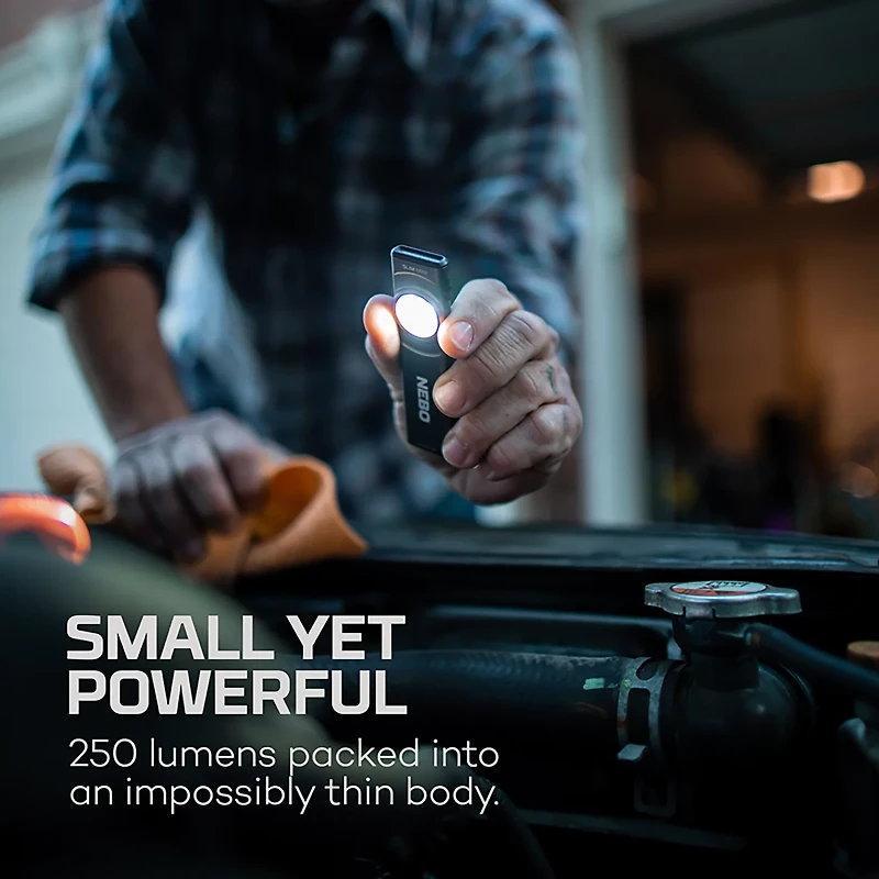 NEBO Slim Mini 250L LED Rechargeable Flashlight