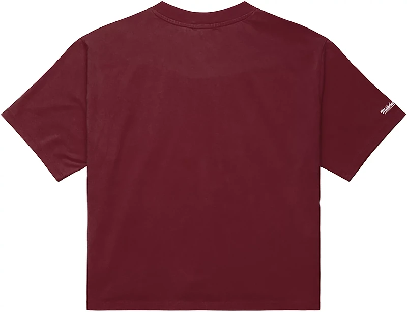 Mitchell & Ness Women's University of Alabama Cropped Boxy Graphic T-shirt